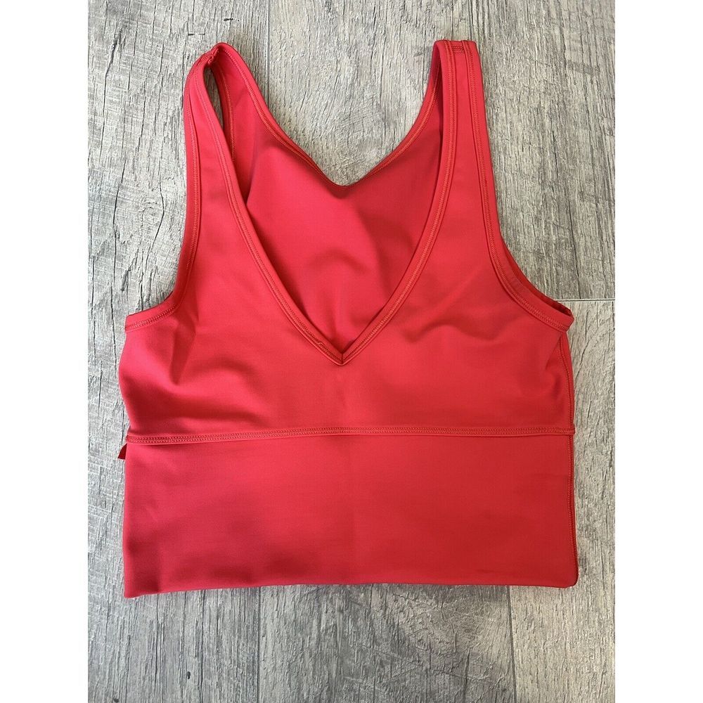 Lululemon Power Pivot Crop Tank Top Everlux Women's 4 Reversible